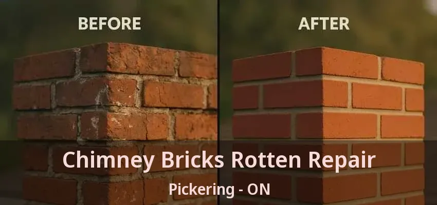 Chimney Bricks Rotten Repair Pickering - ON