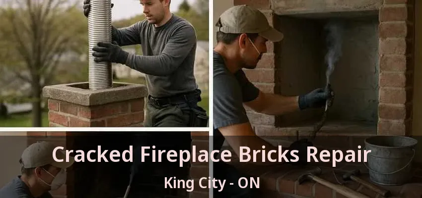 Cracked Fireplace Bricks Repair King City - ON