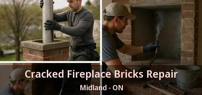 Cracked Fireplace Bricks Repair Midland - ON