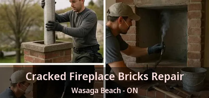 Cracked Fireplace Bricks Repair Wasaga Beach - ON Cracked Fireplace Bricks Repair Wasaga Beach - ON
