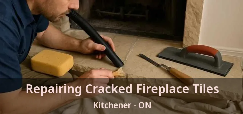 Repairing Cracked Fireplace Tiles Kitchener - ON Repairing Cracked Fireplace Tiles Kitchener - ON